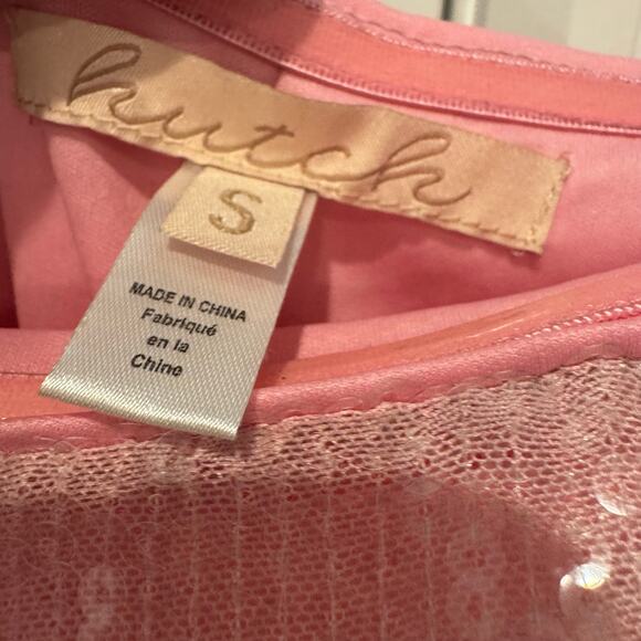 Hutch Women's Elena Strapless Sequin Column Maxi Dress Pink Size Small NWOT - Picture 12 of 12